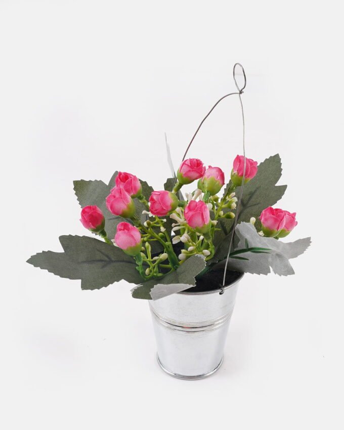 Artificial Flower 14*14*21cm Milan bud in metal pot GS-03324050 2025Mar YeahFlower is one of Chinese leading OEM manufacturers and exporters , supplying the silk flowers, wholesale artificial trees
