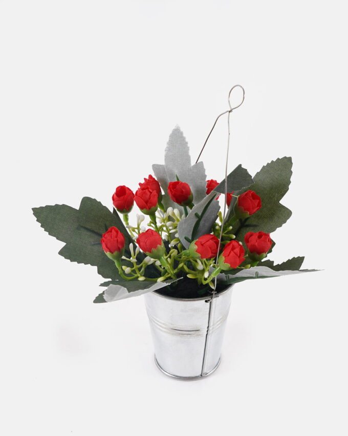 Artificial Flower 14*14*21cm Milan bud in metal pot GS-03324050 2025Mar YeahFlower is one of Chinese leading OEM manufacturers and exporters , supplying the silk flowers, wholesale artificial trees