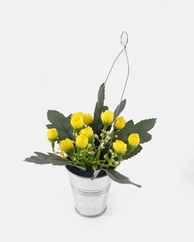 Artificial Flower 14*14*21cm Milan bud in metal pot GS-03324050 2025Mar YeahFlower is one of Chinese leading OEM manufacturers and exporters , supplying the silk flowers, wholesale artificial trees