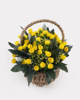 Artificial Flower 20*13*12.5cm Milan in Basket GS-03319089R-Y1 2025Mar YeahFlower is one of Chinese leading OEM manufacturers and exporters , supplying the silk flowers, wholesale artificial trees