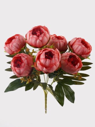 Artificial Flower 21*42cm Peony *7 bush GS-37925002DUP 2025Mar 3,000+ sqm showroom with thousands of artificial flowers, plants & trees ready for global sourcing.