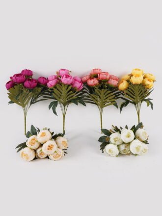 Artificial Flower 23*39cm Rose *18 bush GS-37925001DUP-W1 2025Mar 3,000+ sqm showroom with thousands of artificial flowers, plants & trees ready for global sourcing.