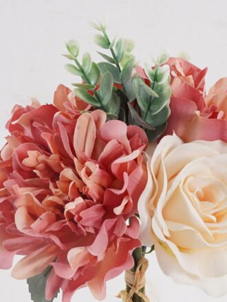 Artificial Flower 23*23*38cm Rose *15 bundle GS-61524078-W1 2025Mar 3,000+ sqm showroom with thousands of artificial flowers, plants & trees ready for global sourcing.