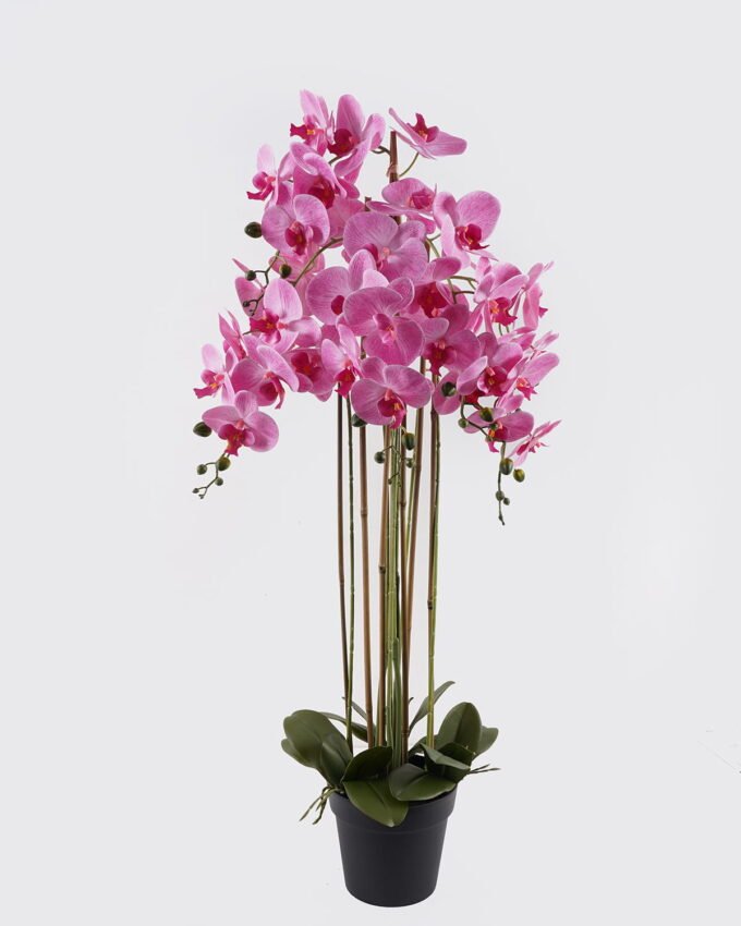Artificial Flower 66*66*114cm Phalaenopsis *7 in PP pot GS-76324003CT 2025Mar YeahFlower is one of Chinese leading OEM manufacturers and exporters , supplying the silk flowers, wholesale artificial trees