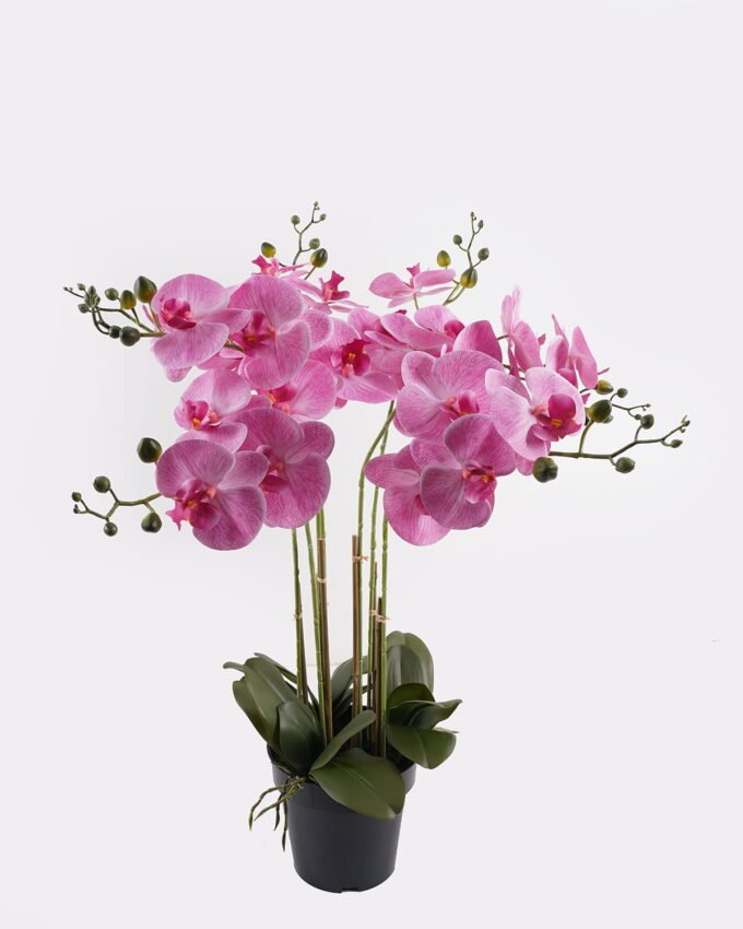 Artificial Flower 60*60*76cm Phalaenopsis *7 in PP pot GS-76324005CT 2025Mar YeahFlower is one of Chinese leading OEM manufacturers and exporters , supplying the silk flowers, wholesale artificial trees