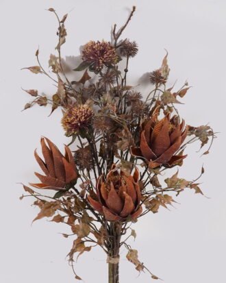 Artificial Flower 30*30*65cm Protea cynaroides *6 bouquet GS-77725001-Y1 2025Apr YeahFlower is one of Chinese leading OEM manufacturers and exporters , supplying the silk flowers, wholesale artificial trees