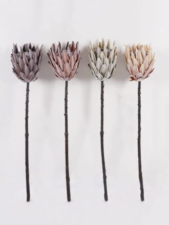 Artificial Flower 12*12*68cm Protea cynaroides Single Stem GS-77124004-K2 2025Mar 3,000+ sqm showroom with thousands of artificial flowers, plants & trees ready for global sourcing.