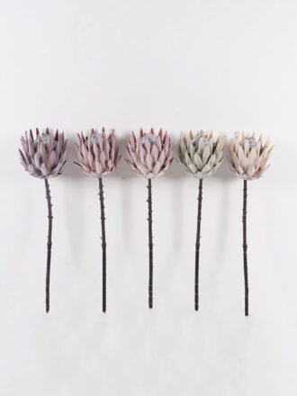 Artificial Flower 15*15*68cm Protea cynaroides Single Stem GS-77124006-P1 2025Mar 3,000+ sqm showroom with thousands of artificial flowers, plants & trees ready for global sourcing.