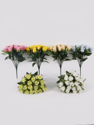 Artificial Flower 23*39cm Rose *18 bush GS-37925001DUP-B1 2025Mar 3,000+ sqm showroom with thousands of artificial flowers, plants & trees ready for global sourcing.