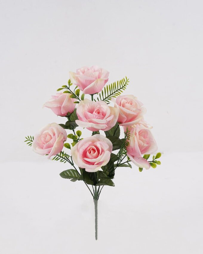 Artificial Flower 28*28*45cm Rose *8 bush GS-77025003DUP 2025Mar 3,000+ sqm showroom with thousands of artificial flowers, plants & trees ready for global sourcing.