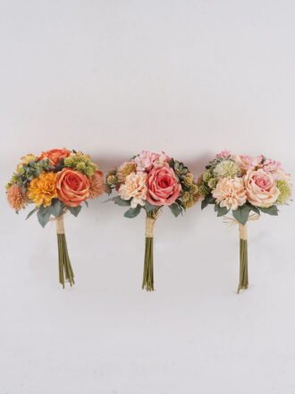Artificial Flower 22*22*38cm Rose Orchid *16 bundle GS-61524076-Y1 2025Mar 3,000+ sqm showroom with thousands of artificial flowers, plants & trees ready for global sourcing.