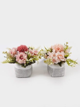 Artificial Flower 14*14*21cm Milan bud in metal pot GS-03324050 2025Mar 3,000+ sqm showroom with thousands of artificial flowers, plants & trees ready for global sourcing.