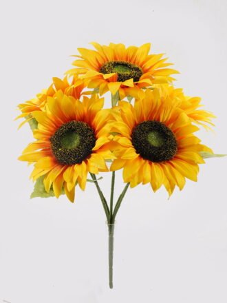 Artificial Flower 20*20*54cm Sunflower *5 single stem GS-78025002DUP 2025Apr 3,000+ sqm showroom with thousands of artificial flowers, plants & trees ready for global sourcing.