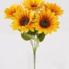 Artificial Flower 23*23*45cm Sunflower *5 bush GS-78025003DUP 2025Apr YeahFlower is one of Chinese leading OEM manufacturers and exporters , supplying the silk flowers, wholesale artificial trees
