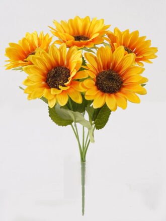 Artificial Flower 20*20*54cm Sunflower *5 single stem GS-78025002DUP 2025Apr 3,000+ sqm showroom with thousands of artificial flowers, plants & trees ready for global sourcing.
