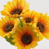 Artificial Flower 20*20*54cm Sunflower *5 single stem GS-78025002DUP 2025Apr YeahFlower is one of Chinese leading OEM manufacturers and exporters , supplying the silk flowers, wholesale artificial trees