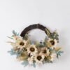 Artificial Flower 49*45cm Sunflowers Wreath GS-41624001 2025Mar YeahFlower is one of Chinese leading OEM manufacturers and exporters , supplying the silk flowers, wholesale artificial trees