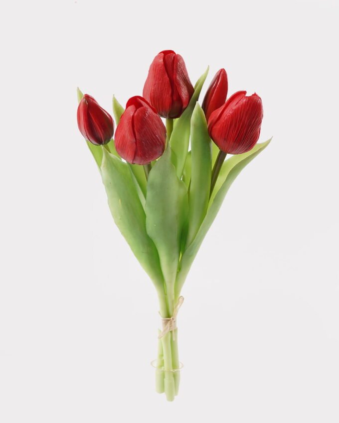 Artificial Flower 14*14*31cm Tulip *5 bundle GS-24523021R-O1 2025Mar YeahFlower is one of Chinese leading OEM manufacturers and exporters , supplying the silk flowers, wholesale artificial trees
