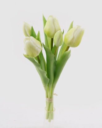 Artificial Flower 14*14*31cm Tulip *5 bundle GS-24523021R-W1 2025Mar YeahFlower is one of Chinese leading OEM manufacturers and exporters , supplying the silk flowers, wholesale artificial trees