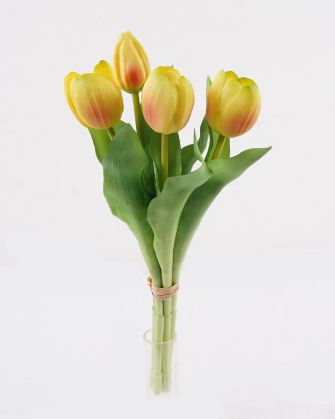 Artificial Flower 14*14*31cm Tulip *5 bundle GS-54025010-O1 2025Mar YeahFlower is one of Chinese leading OEM manufacturers and exporters , supplying the silk flowers, wholesale artificial trees