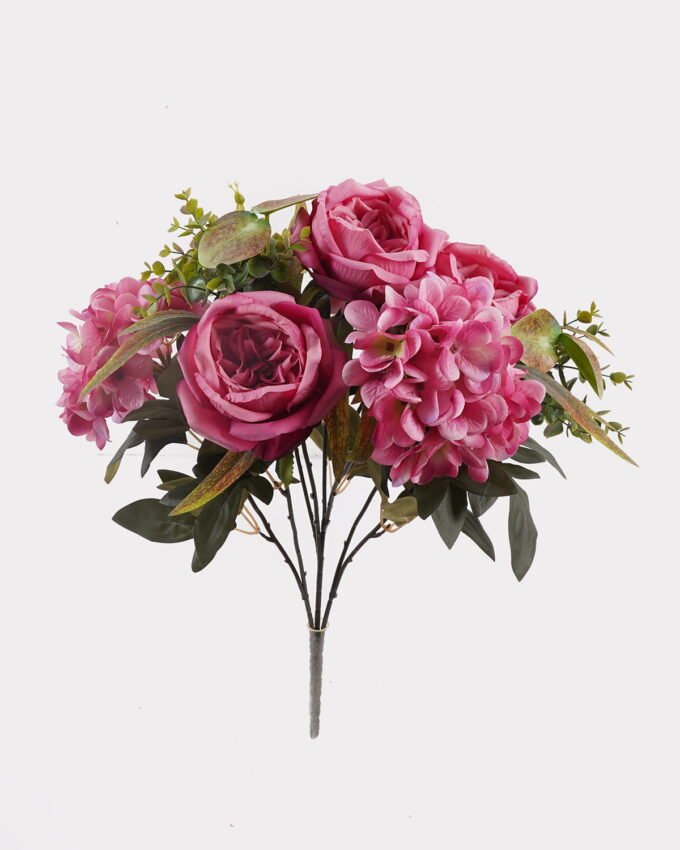 Artificial Flower U.K Rose&  hydrangea GS-38023018-R1 2025Mar YeahFlower is one of Chinese leading OEM manufacturers and exporters , supplying the silk flowers, wholesale artificial trees