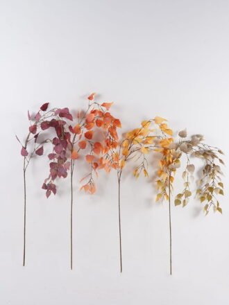 Artificial Plant 26*26*142cm Birch Leaf *4  single stem GS-77324002-O1 2025Apr 3,000+ sqm showroom with thousands of artificial flowers, plants & trees ready for global sourcing.