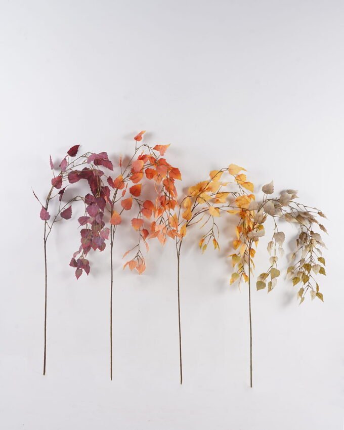 Artificial Plant 26*26*142cm Birch Leaf *4  single stem GS-77324002 2025Apr YeahFlower is one of Chinese leading OEM manufacturers and exporters , supplying the silk flowers, wholesale artificial trees