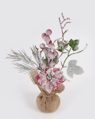 Artificial Plant 22*8*30cm Christmas flower GS-33524004KIK 2025Mar YeahFlower is one of Chinese leading OEM manufacturers and exporters , supplying the silk flowers, wholesale artificial trees