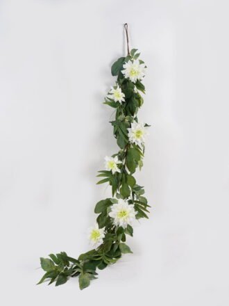 Artificial Plant 60*60cm Dahlia wreath GS-71225006 2025Mar 3,000+ sqm showroom with thousands of artificial flowers, plants & trees ready for global sourcing.