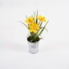 Artificial Table Plants 14*14*18cm daffodil in metal pot GS-41324048 2025Mar YeahFlower is one of Chinese leading OEM manufacturers and exporters , supplying the silk flowers, wholesale artificial trees