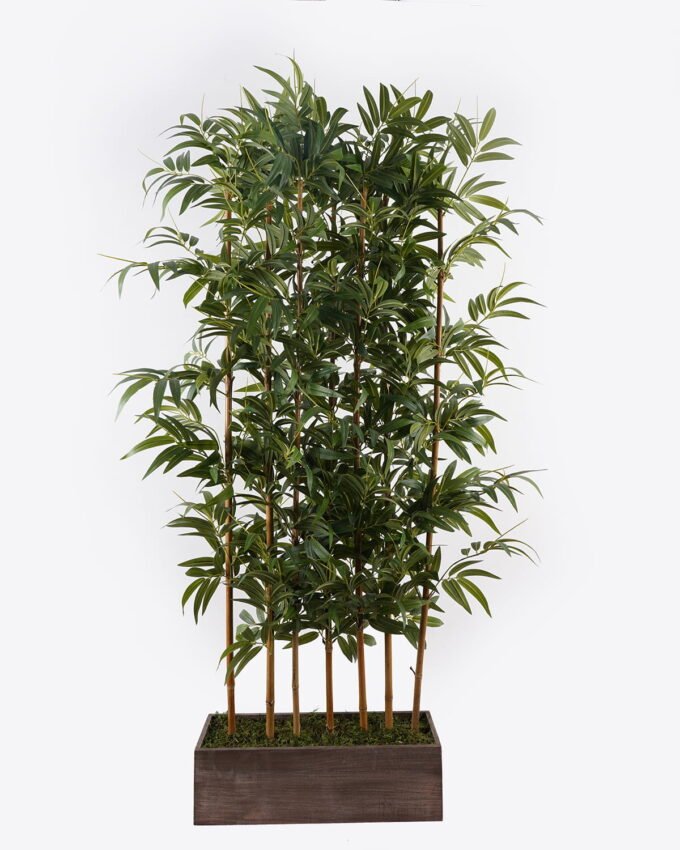 Artificial Tree 55*16*155cm Bamboo in Wood planter/1200 lvs GS-30624002 2025Mar YeahFlower is one of Chinese leading OEM manufacturers and exporters , supplying the silk flowers, wholesale artificial trees