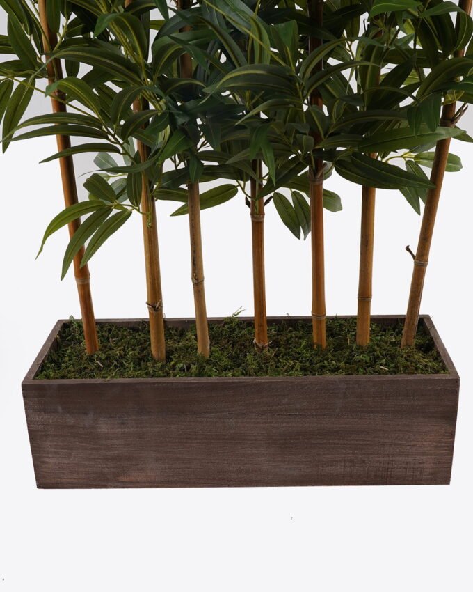 Artificial Tree 55*16*155cm Bamboo in Wood planter/1200 lvs GS-30624002 2025Mar YeahFlower is one of Chinese leading OEM manufacturers and exporters , supplying the silk flowers, wholesale artificial trees