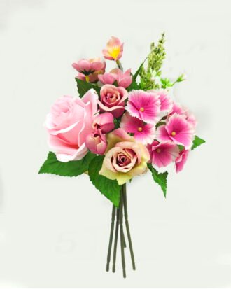 Artificial Flower 32cm Rose hydrangea *5 bundle GS-61525008 2025May YeahFlower is one of Chinese leading OEM manufacturers and exporters , supplying the silk flowers, wholesale artificial trees