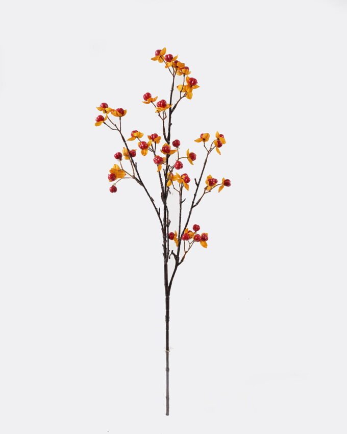 Artificial Flower 20*20*69cm Celastrus orbiculatus  single stem GS-63625007-R1 2025May YeahFlower is one of Chinese leading OEM manufacturers and exporters , supplying the silk flowers, wholesale artificial trees