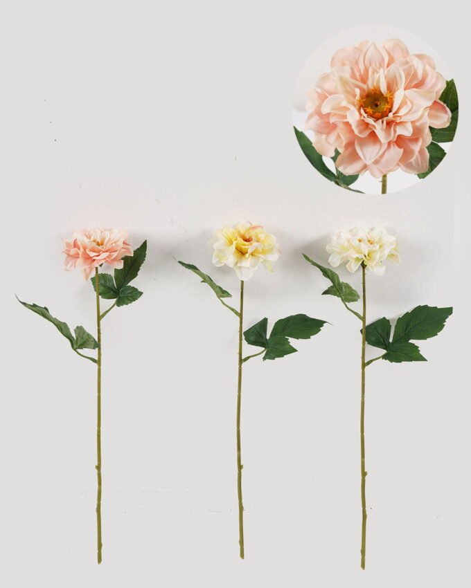 Artificial Flower 16*16*43cm Dahlia single stem GS-16825002 2025May YeahFlower is one of Chinese leading OEM manufacturers and exporters , supplying the silk flowers, wholesale artificial trees