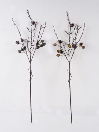 Artificial Flower 19*19*87cm Sea buckthorn berry  single stem GS-63625010 2025May 3,000+ sqm showroom with thousands of artificial flowers, plants & trees ready for global sourcing.