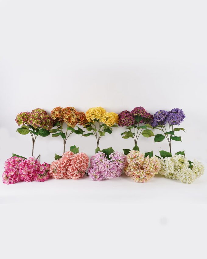 Artificial Flower 32*32*52cm Hydrangea *5 bush GS-62425003 2025May YeahFlower is one of Chinese leading OEM manufacturers and exporters , supplying the silk flowers, wholesale artificial trees