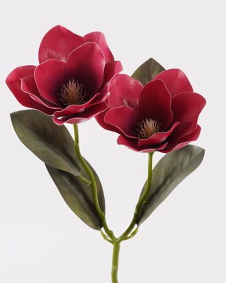 Artificial Flower 18*18*41cm Magnolia *2 single stem GS-64925007-R2 2025Jun YeahFlower is one of Chinese leading OEM manufacturers and exporters , supplying the silk flowers, wholesale artificial trees