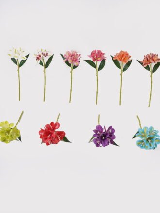 Artificial Flower 12*12*33cm Narcissus lily single stem GS-64925008-O1 2025Jun 3,000+ sqm showroom with thousands of artificial flowers, plants & trees ready for global sourcing.