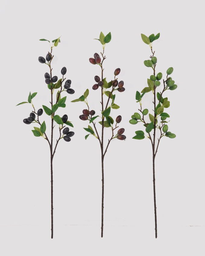 Artificial Flower 18*18*72cm Olive fruit single stem GS-51625038 2025May YeahFlower is one of Chinese leading OEM manufacturers and exporters , supplying the silk flowers, wholesale artificial trees