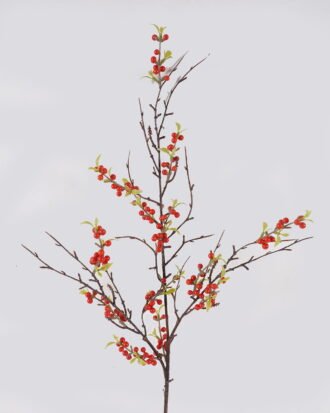 Artificial Flower 19*19*87cm Sea buckthorn berry  single stem GS-63625010-R1 2025May YeahFlower is one of Chinese leading OEM manufacturers and exporters , supplying the silk flowers, wholesale artificial trees