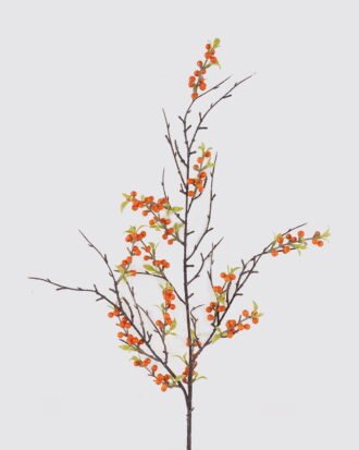 Artificial Flower 19*19*87cm Sea buckthorn berry  single stem GS-63625010 2025May YeahFlower is one of Chinese leading OEM manufacturers and exporters , supplying the silk flowers, wholesale artificial trees