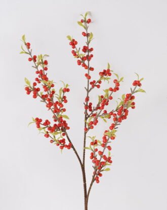 Artificial Flower 19*19*80cm Sea buckthorn berry  single stem GS-63625011-R1 2025May YeahFlower is one of Chinese leading OEM manufacturers and exporters , supplying the silk flowers, wholesale artificial trees