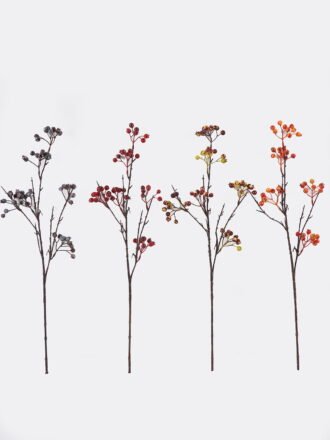Artificial Flower 22*22*69cm Seven orifices fruit  single stem GS-63625015-O1 2025May 3,000+ sqm showroom with thousands of artificial flowers, plants & trees ready for global sourcing.