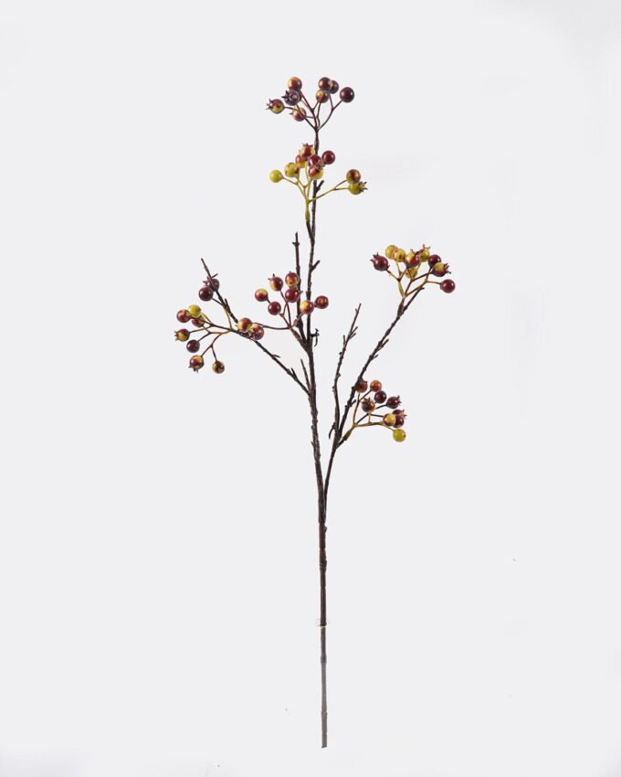 Artificial Flower 22*22*69cm Seven orifices fruit  single stem GS-63625015 2025May YeahFlower is one of Chinese leading OEM manufacturers and exporters , supplying the silk flowers, wholesale artificial trees