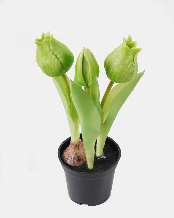 Artificial Flower Tulip 3 in PP pot GS-24525001_4 Artificial Flower 9*9*20cm Tulip *3 in PP pot GS-24525001 2025May YeahFlower is one of Chinese leading OEM manufacturers and exporters , supplying the silk flowers, wholesale artificial trees
