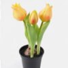 Artificial Flower Tulip 3 in PP pot GS-24525001_5 Artificial Flower 9*9*20cm Tulip *3 in PP pot GS-24525001 2025May YeahFlower is one of Chinese leading OEM manufacturers and exporters , supplying the silk flowers, wholesale artificial trees