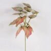 Artificial Plant 26*26*54cm Caladium bicolor  single stem GS-51625020-P1 2025May YeahFlower is one of Chinese leading OEM manufacturers and exporters , supplying the silk flowers, wholesale artificial trees