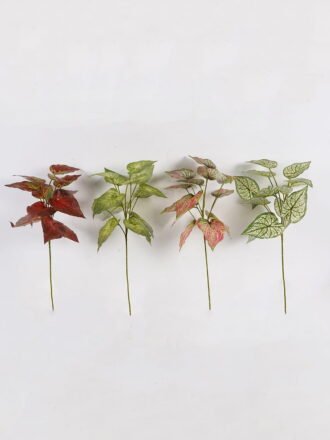 Artificial Plant 26*26*54cm Caladium bicolor  single stem GS-51625020-P1 2025May 3,000+ sqm showroom with thousands of artificial flowers, plants & trees ready for global sourcing.