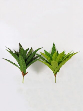 Artificial Plant 23*23*45cm Leaf  bush/12 lvs GS-72725001 2025Jun 3,000+ sqm showroom with thousands of artificial flowers, plants & trees ready for global sourcing.